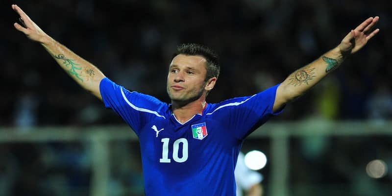Một vài đóng góp của Cassano tại tuyển quốc gia Ý